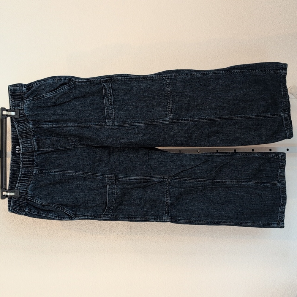 Gap Wide Leg Mid Rise UltraSoft Easy Baggy Jeans
